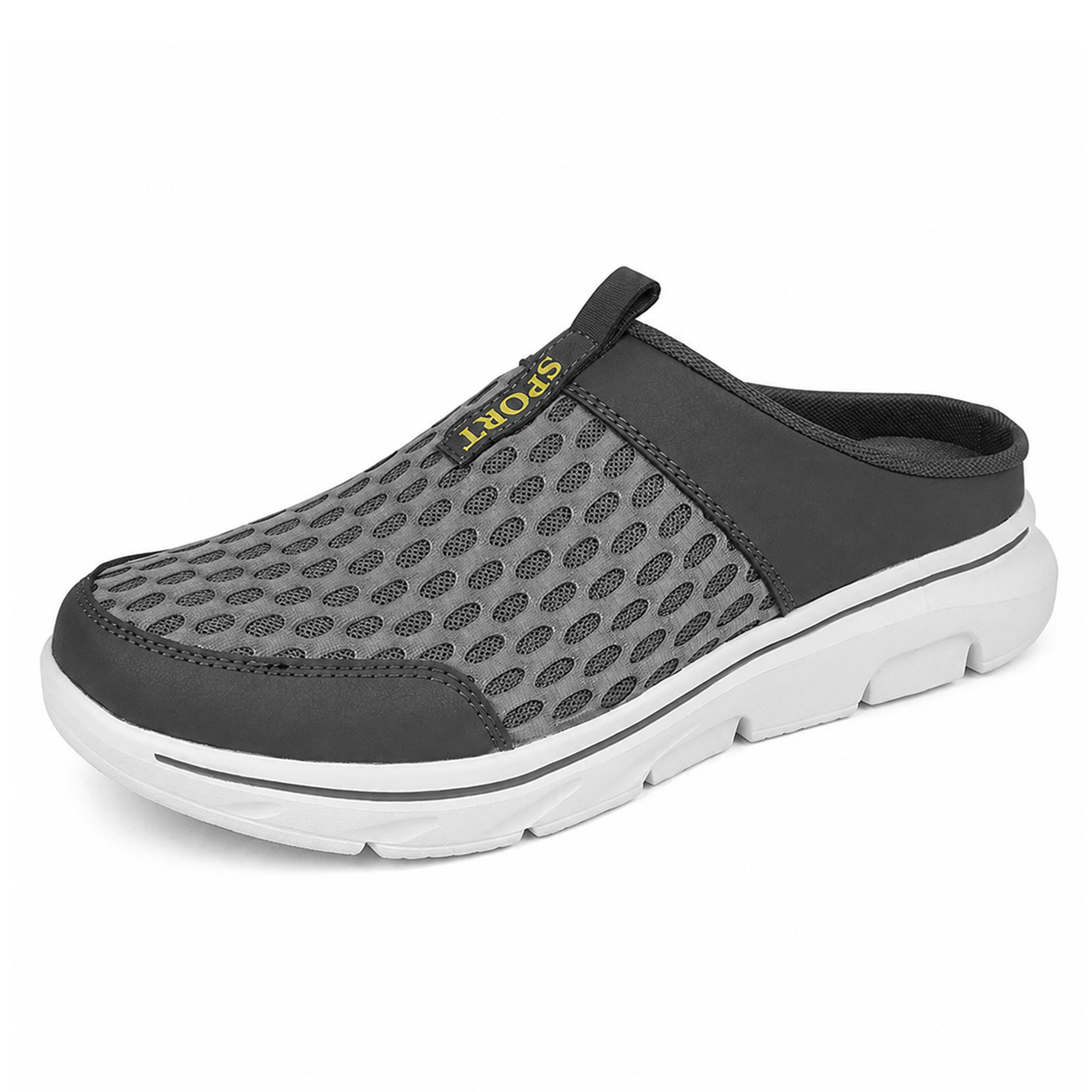 Venture — Men's Ventilated Sport Backless Slip-On Sneakers