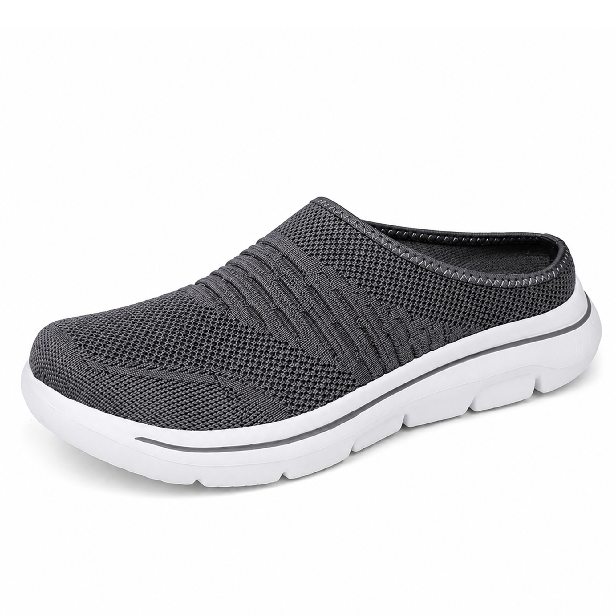 Current — Men's Ribbed-Knit Backless Slip-On Sneakers