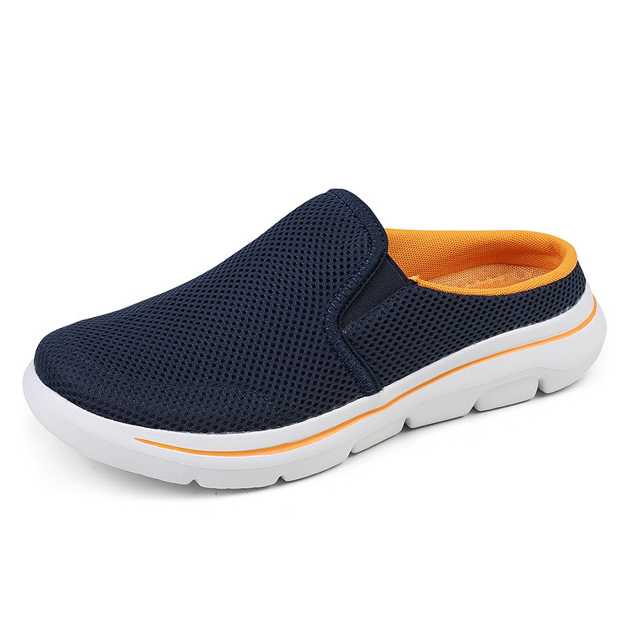 Harbor — Men's Cushioned Knit Backless Slip-On Sneakers