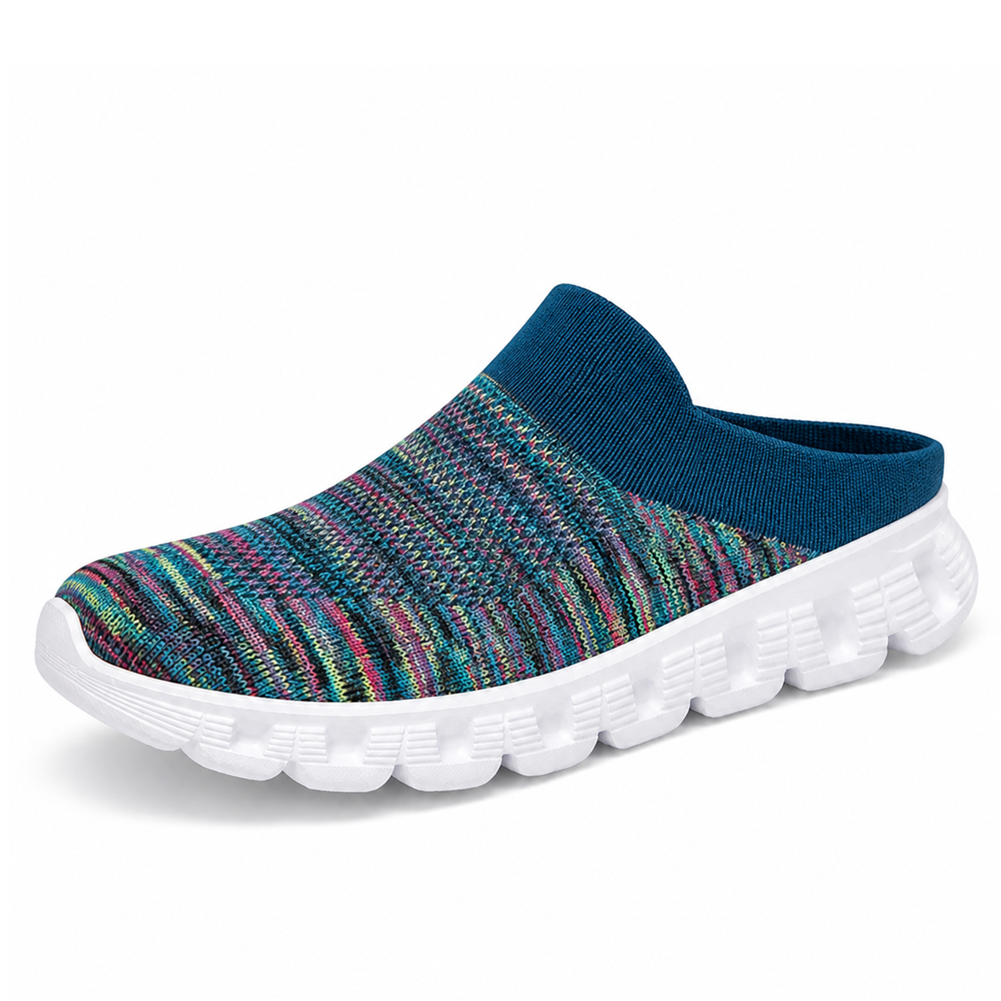 Glide — Men's Stretch-Knit Backless Slip-On Sneakers