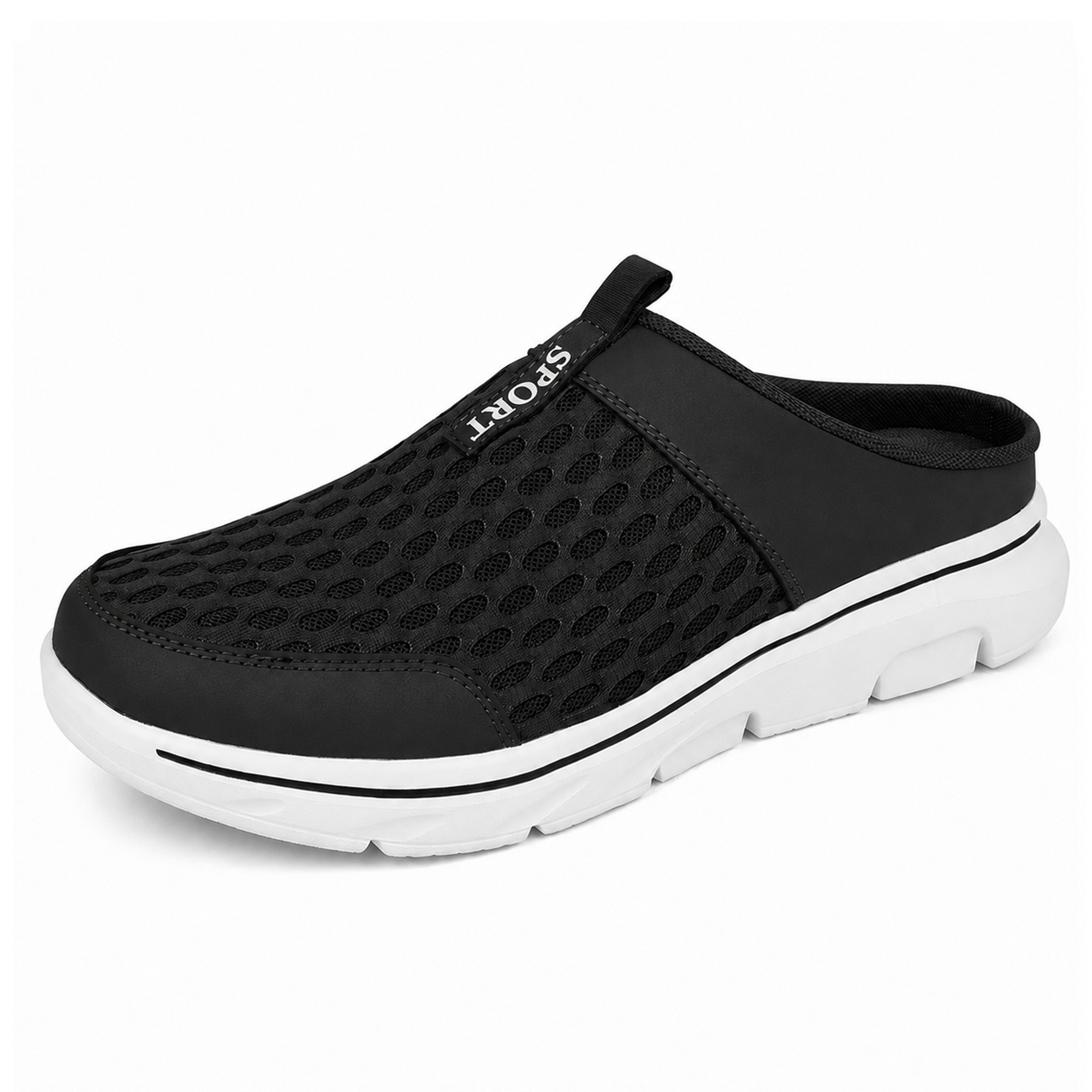 Venture — Men's Ventilated Sport Backless Slip-On Sneakers