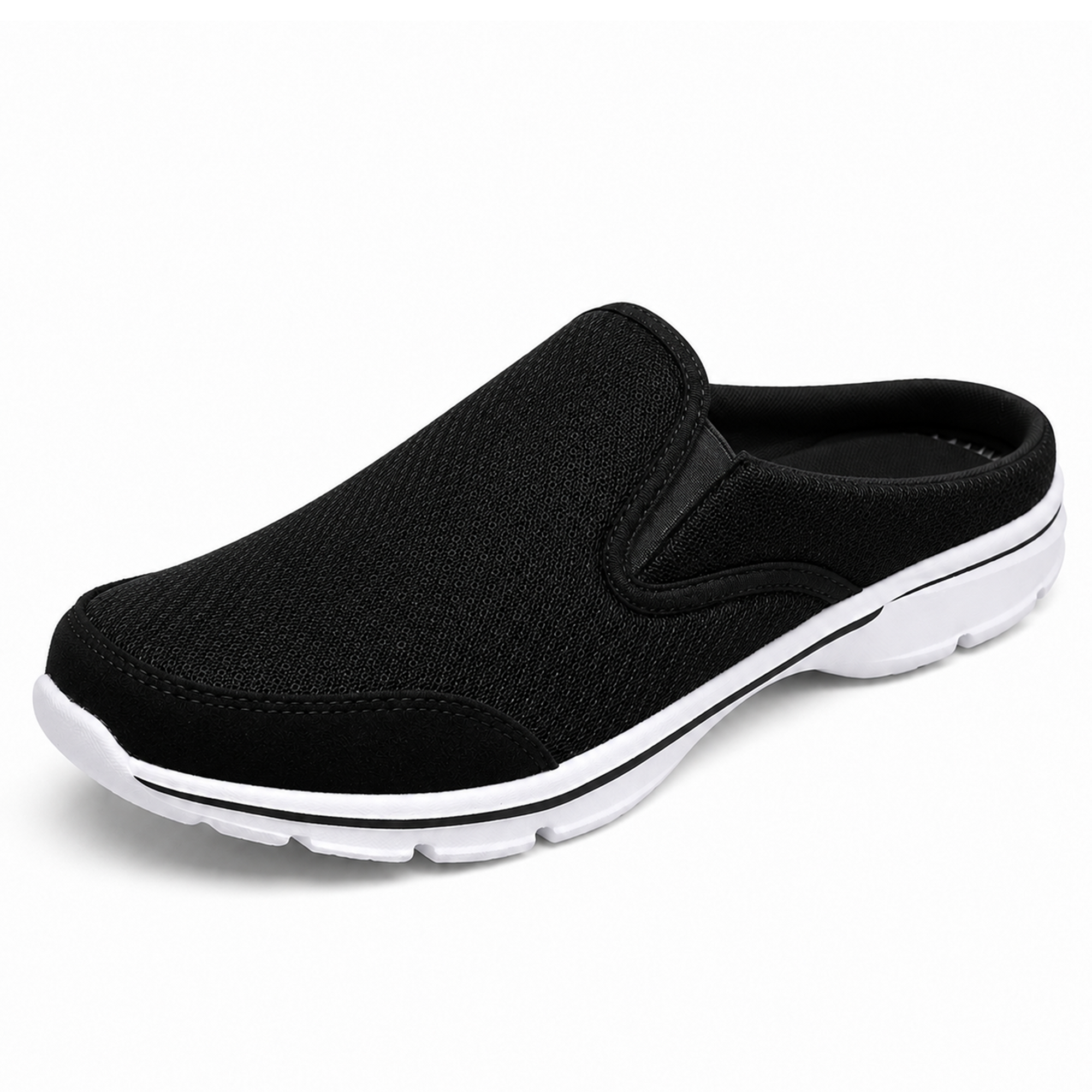 Ease — Men's Everyday Mesh Backless Slip-On Sneakers