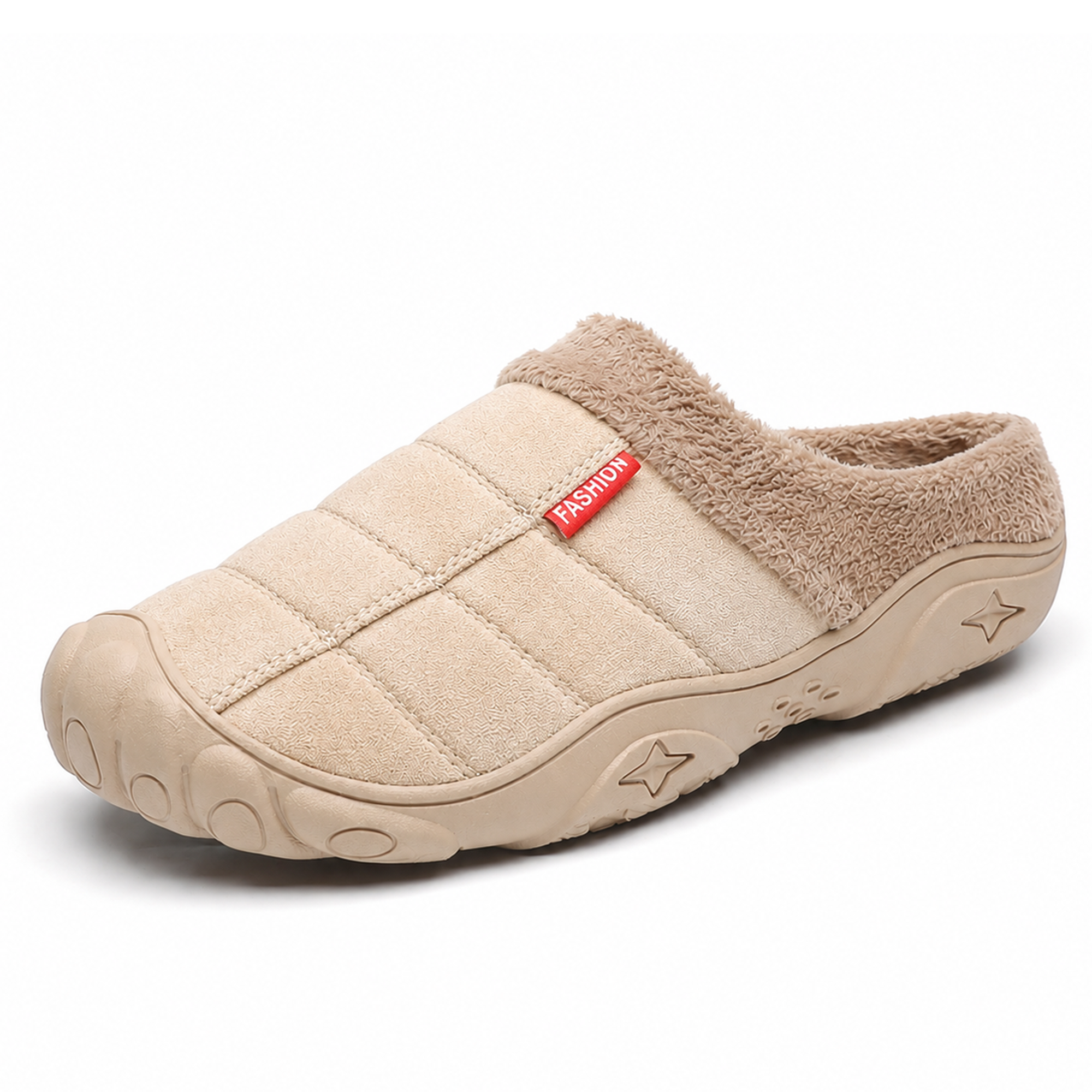 Ridge — Men's Rugged-Toe Backless Slip-On Shoes