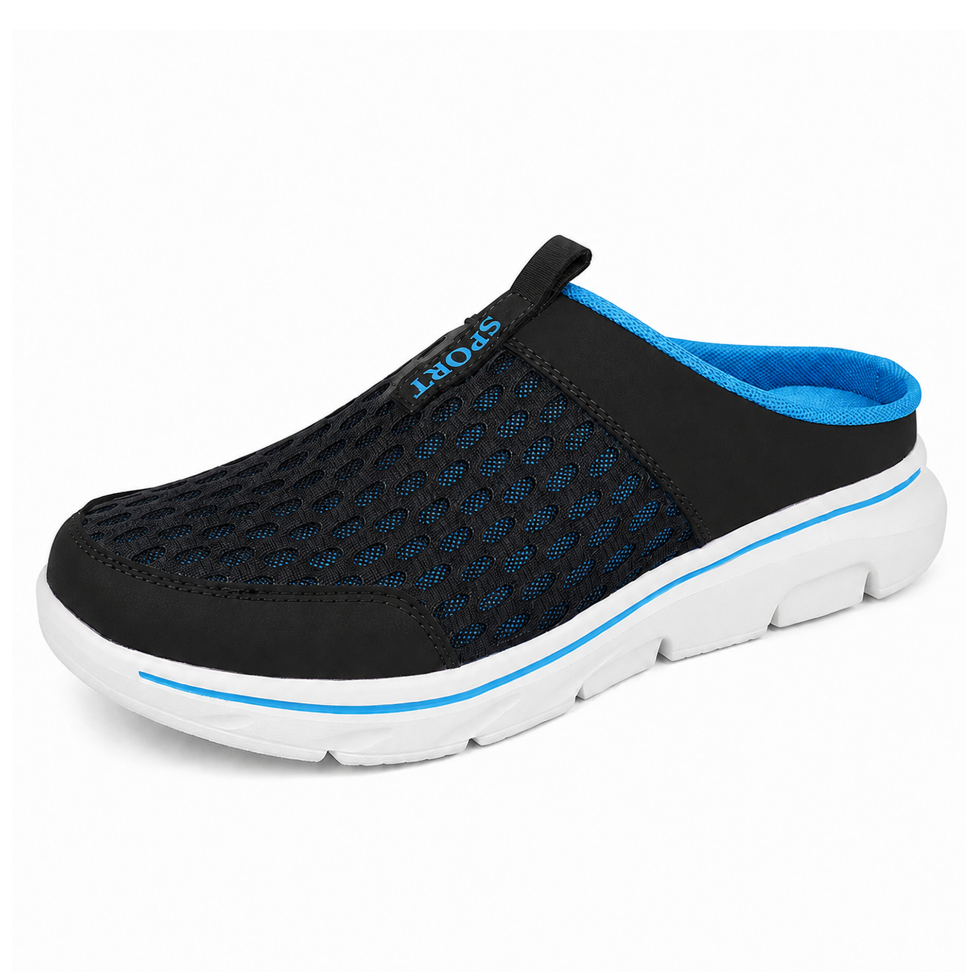 Venture — Men's Ventilated Sport Backless Slip-On Sneakers