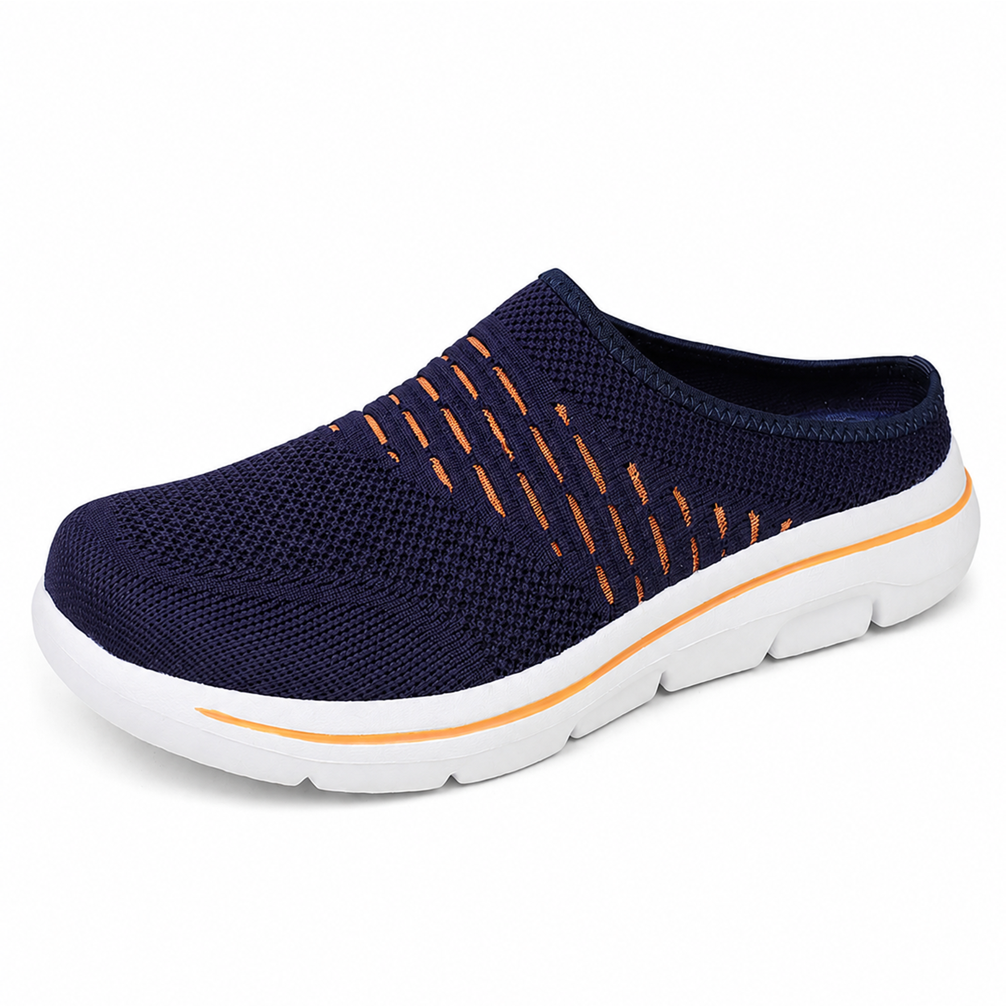 Current — Men's Ribbed-Knit Backless Slip-On Sneakers