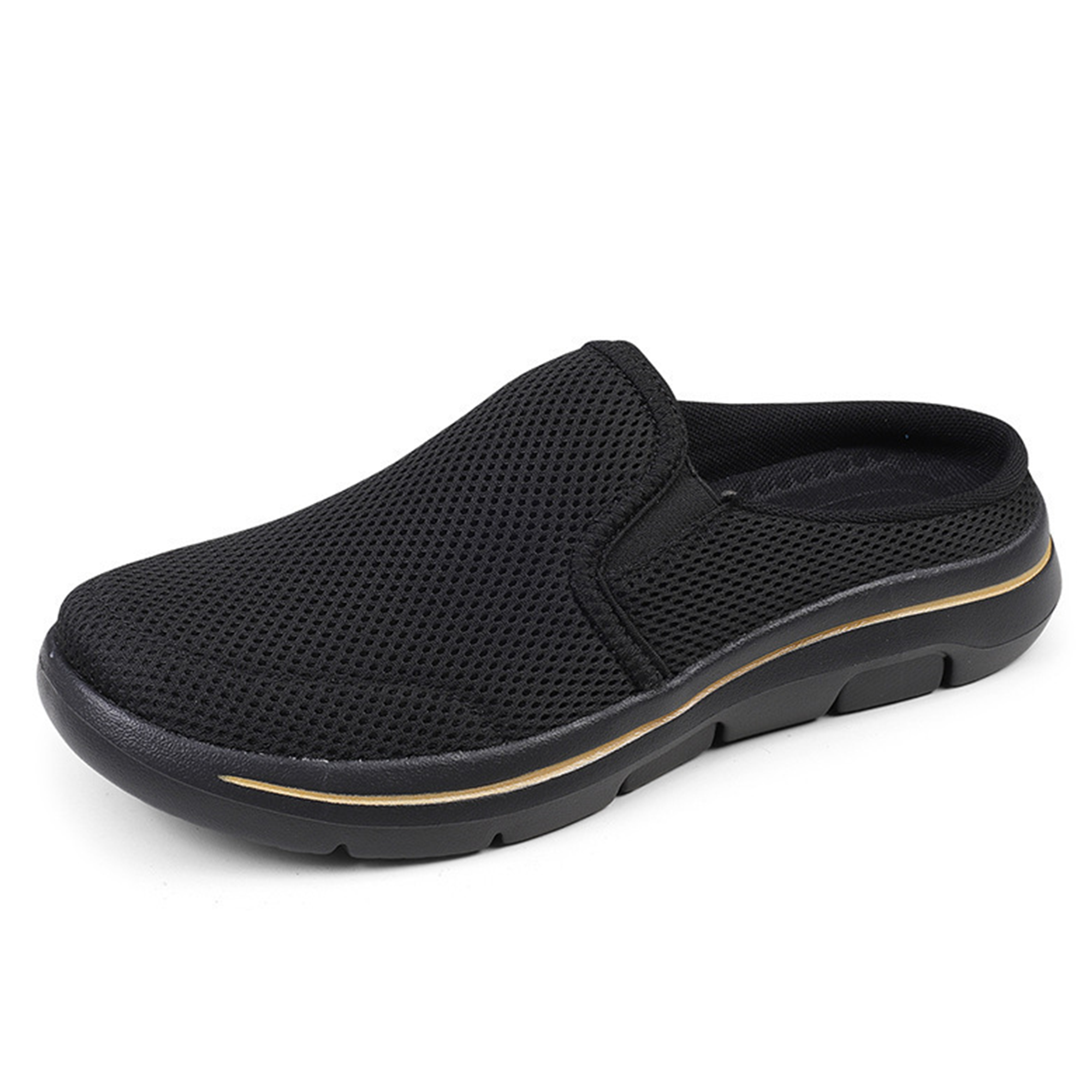 Harbor — Men's Cushioned Knit Backless Slip-On Sneakers