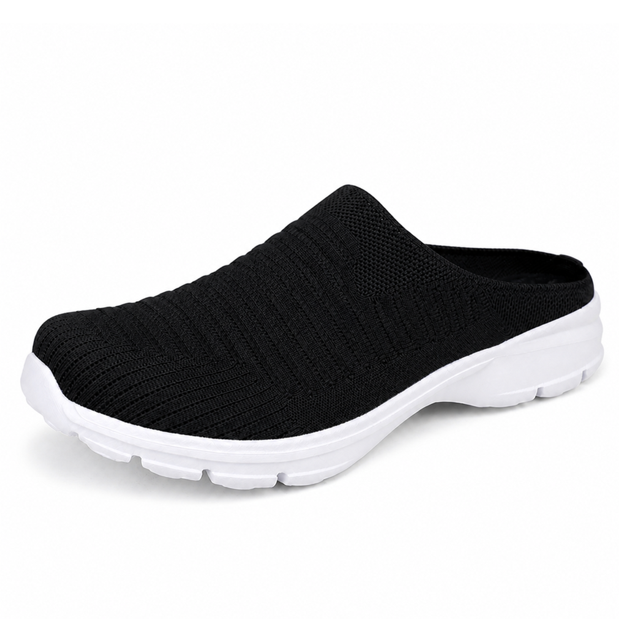 Tide — Men's Textured-Knit Backless Slip-On Sneakers