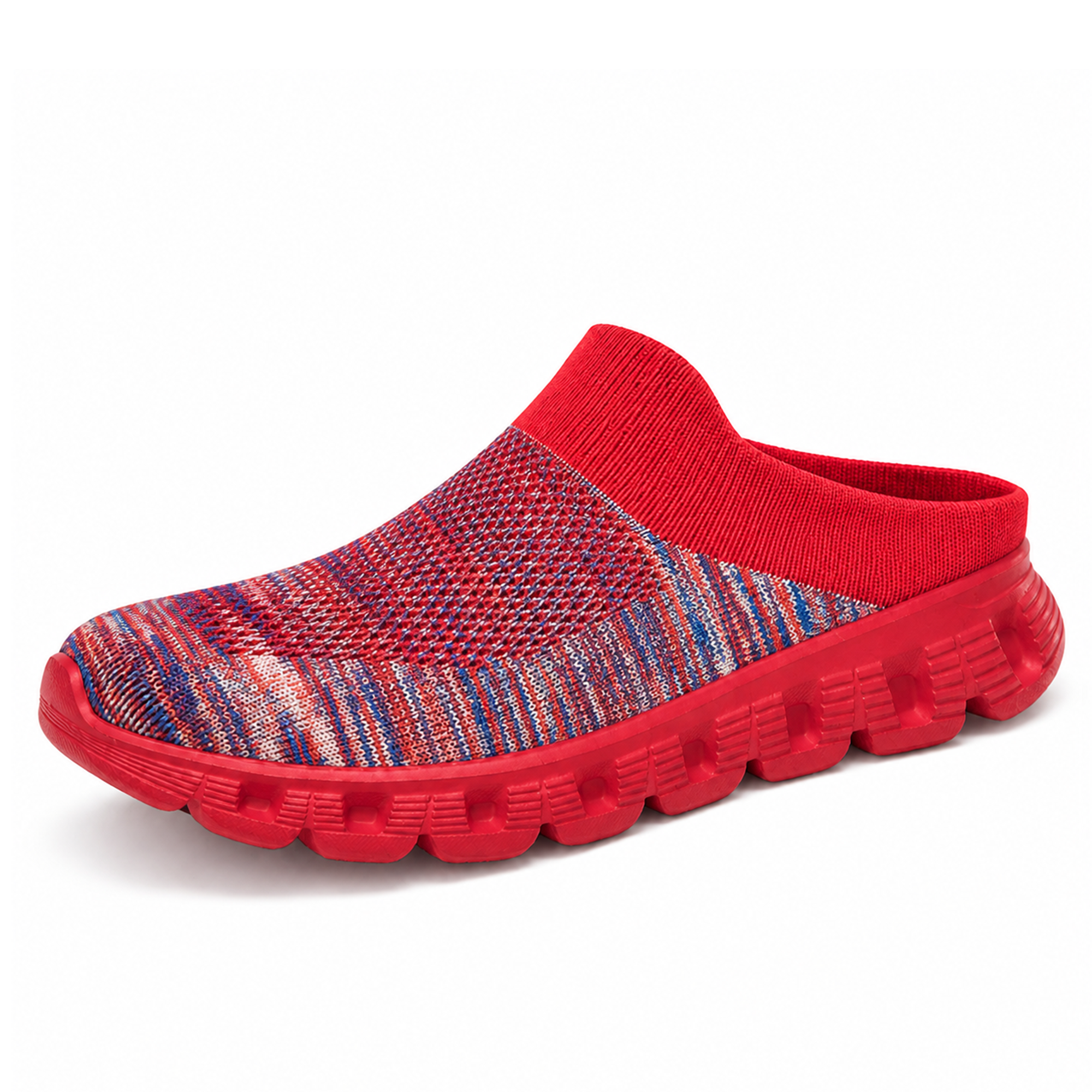 Glide — Men's Stretch-Knit Backless Slip-On Sneakers