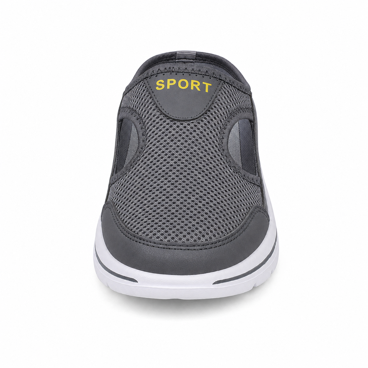 Breeze — Men's Ventilated Mesh Backless Slip-On Sneakers