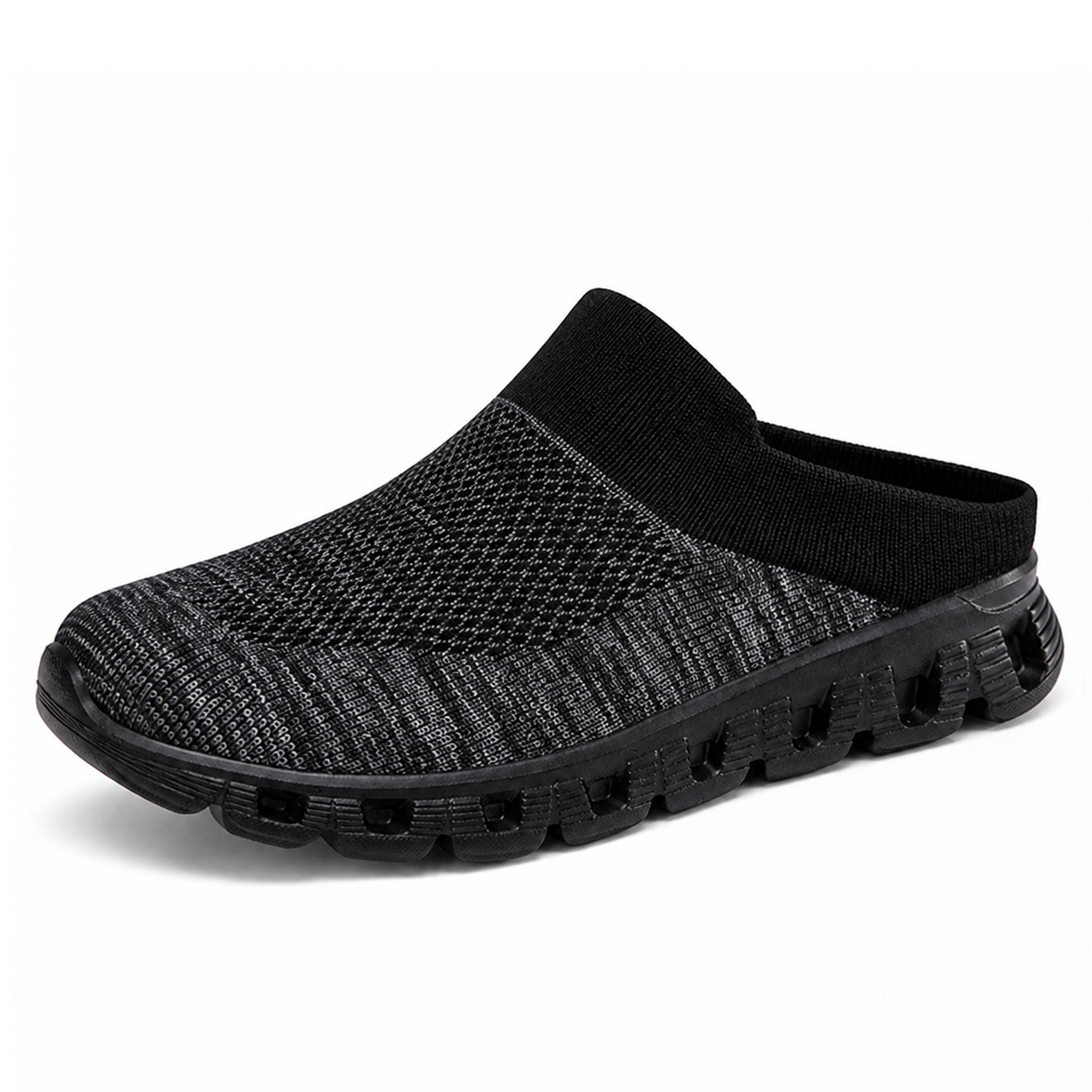 Glide — Men's Stretch-Knit Backless Slip-On Sneakers