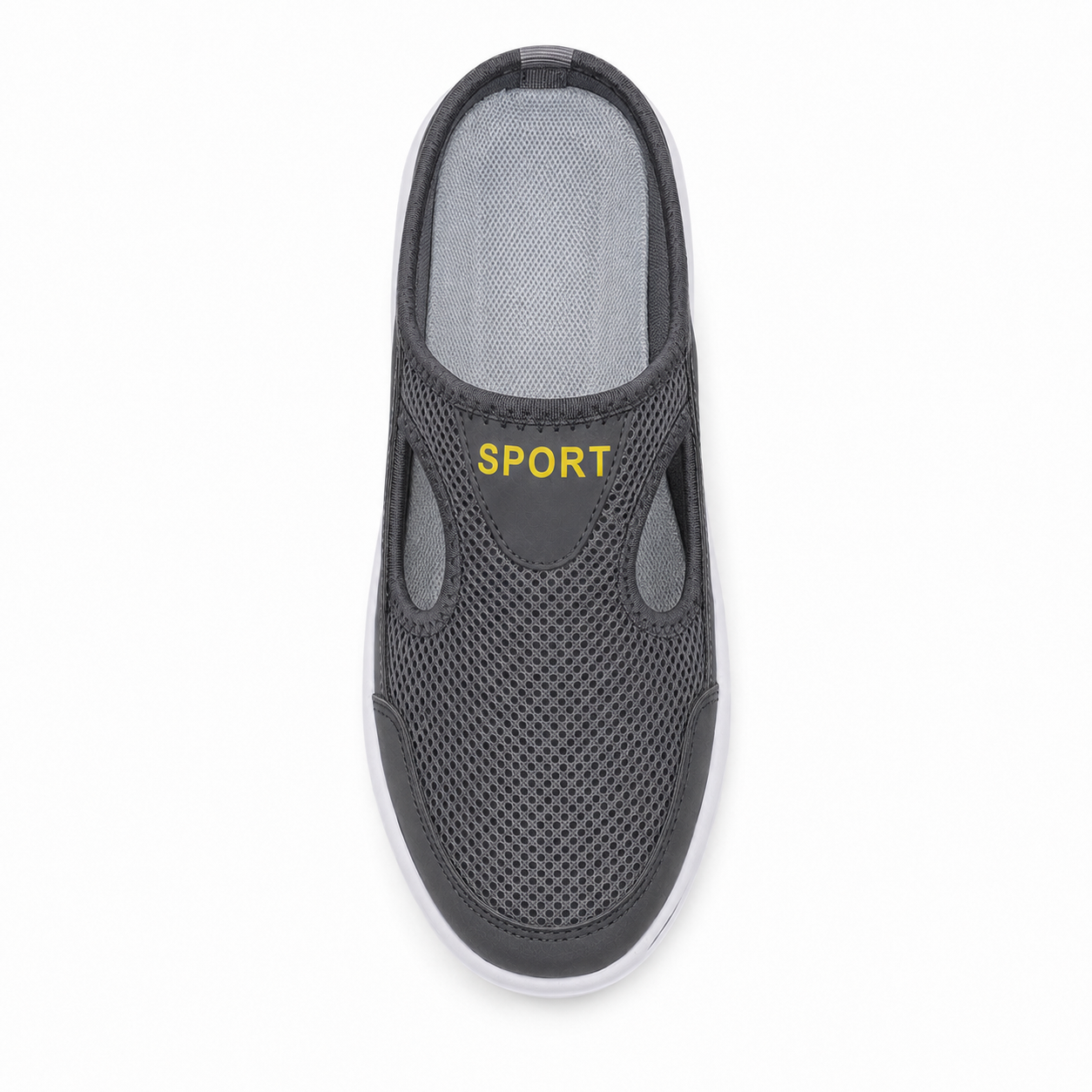 Breeze — Men's Ventilated Mesh Backless Slip-On Sneakers
