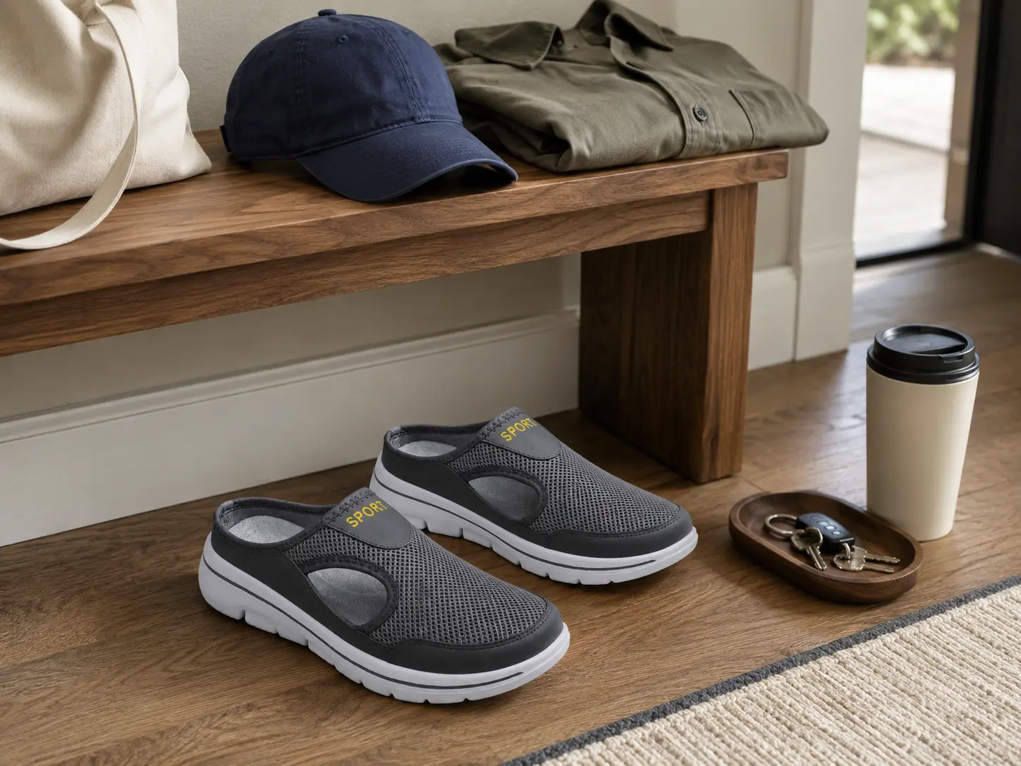 Lace-free Dawn Muse sneaker upper