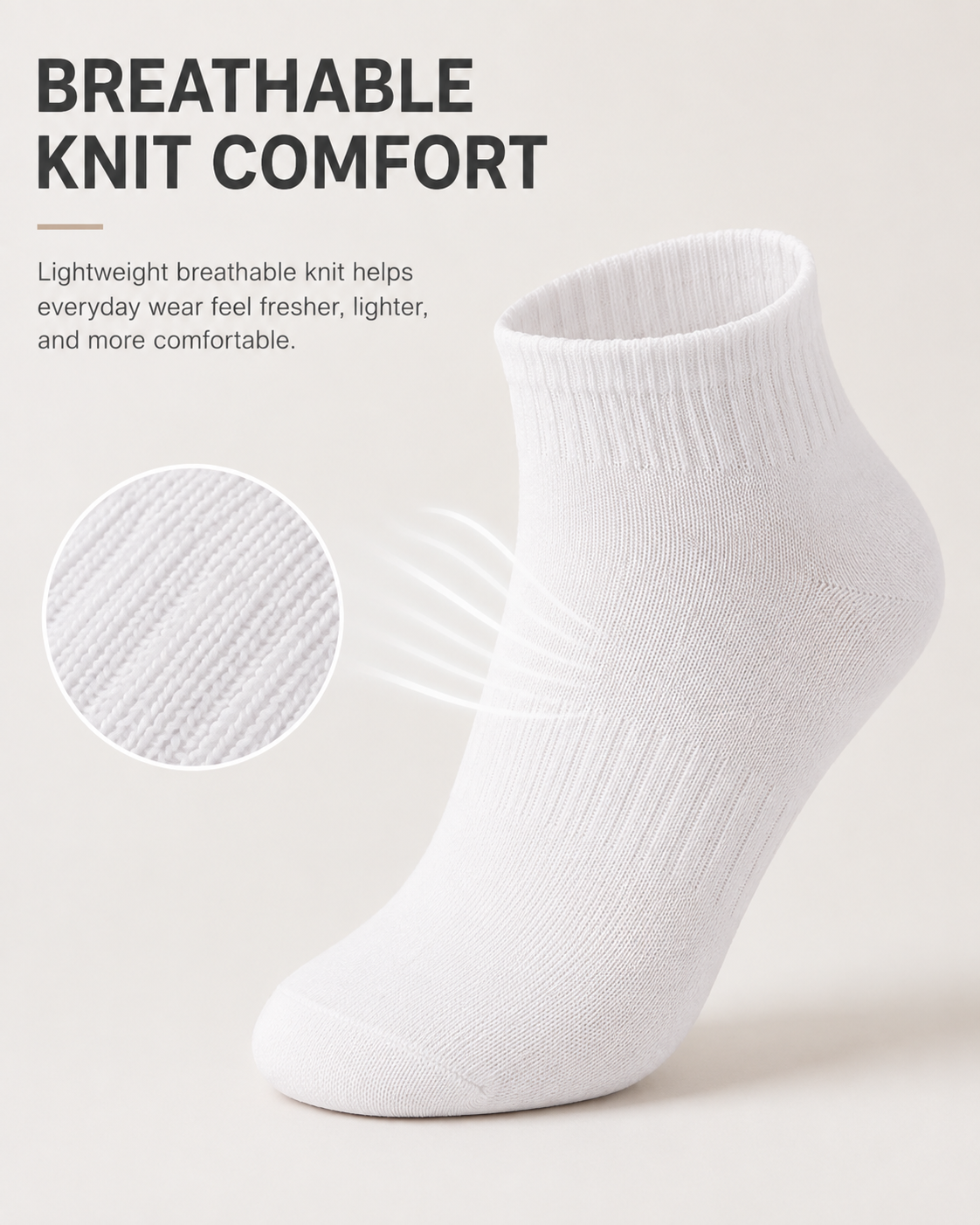 8A Antibacterial Comfort Socks