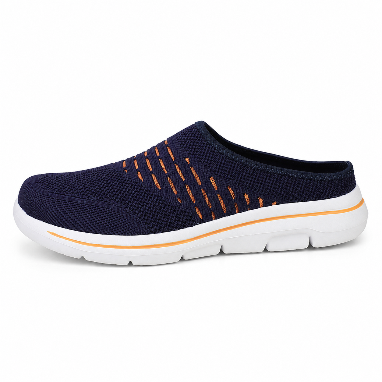 Current — Men's Ribbed-Knit Backless Slip-On Sneakers