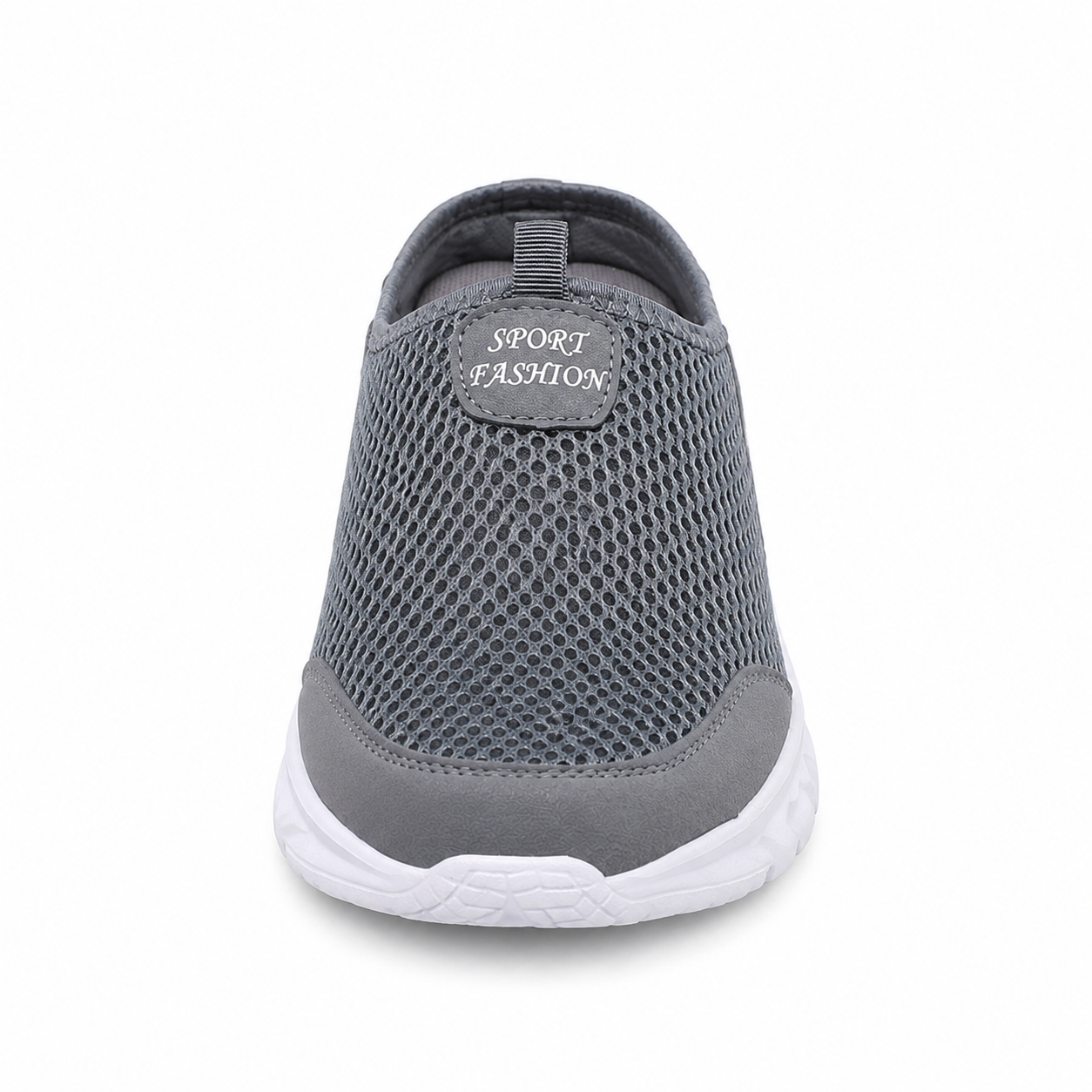 Flow — Men's Perforated-Mesh Backless Slip-On Sneakers