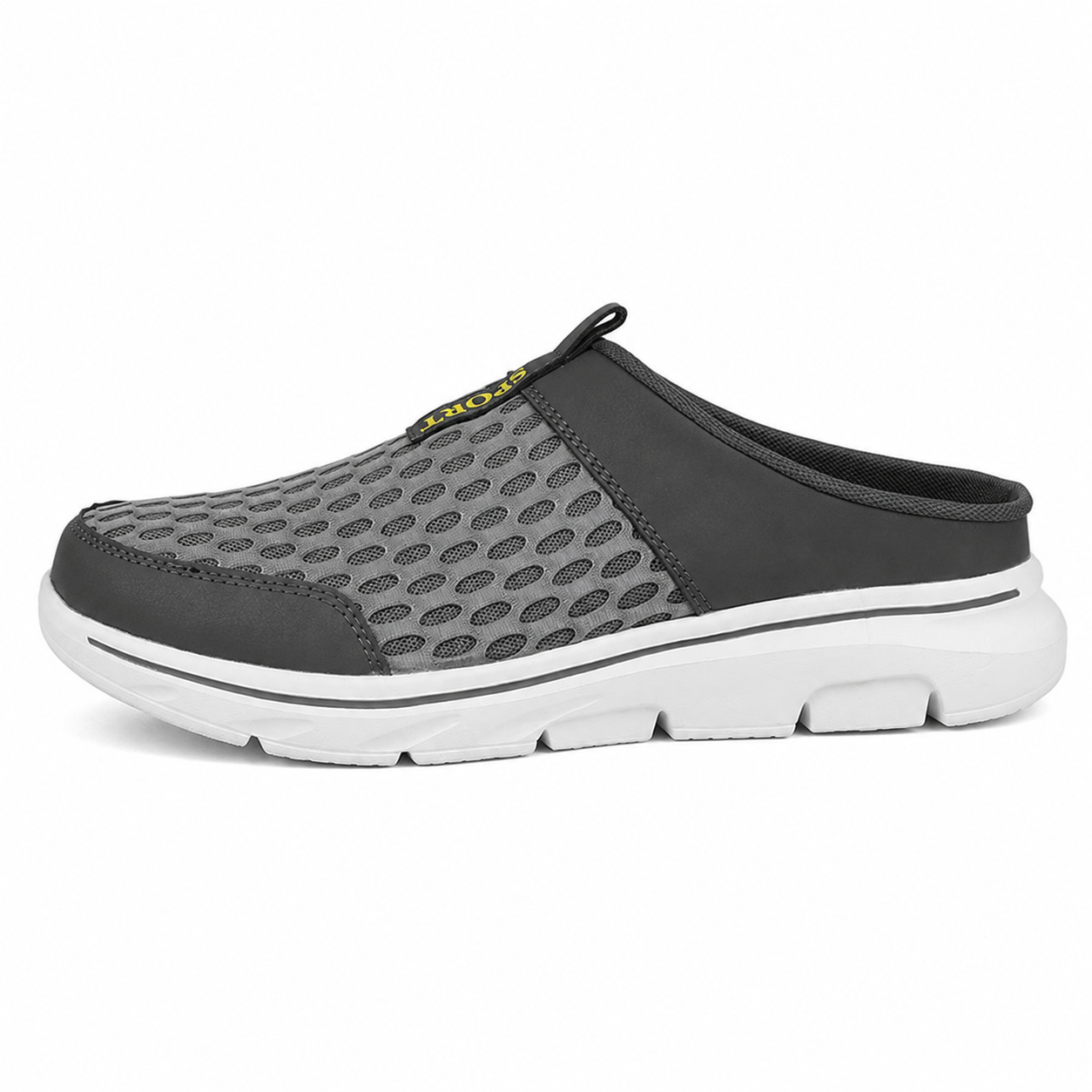 Venture — Men's Ventilated Sport Backless Slip-On Sneakers