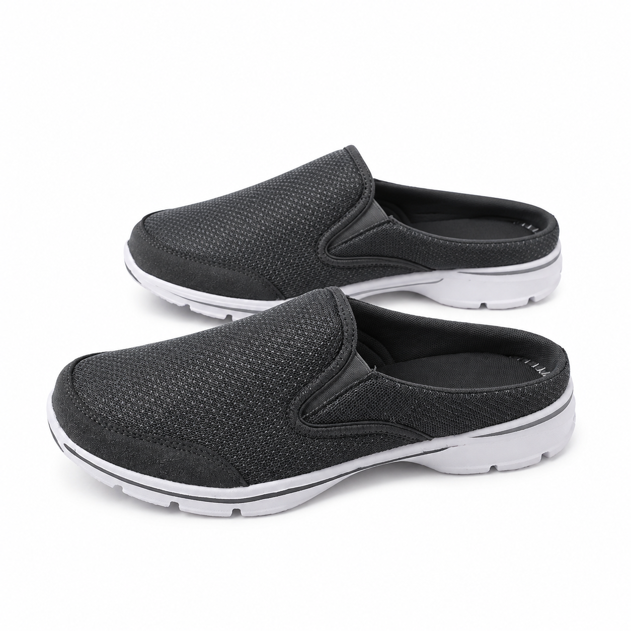 Ease — Men's Everyday Mesh Backless Slip-On Sneakers