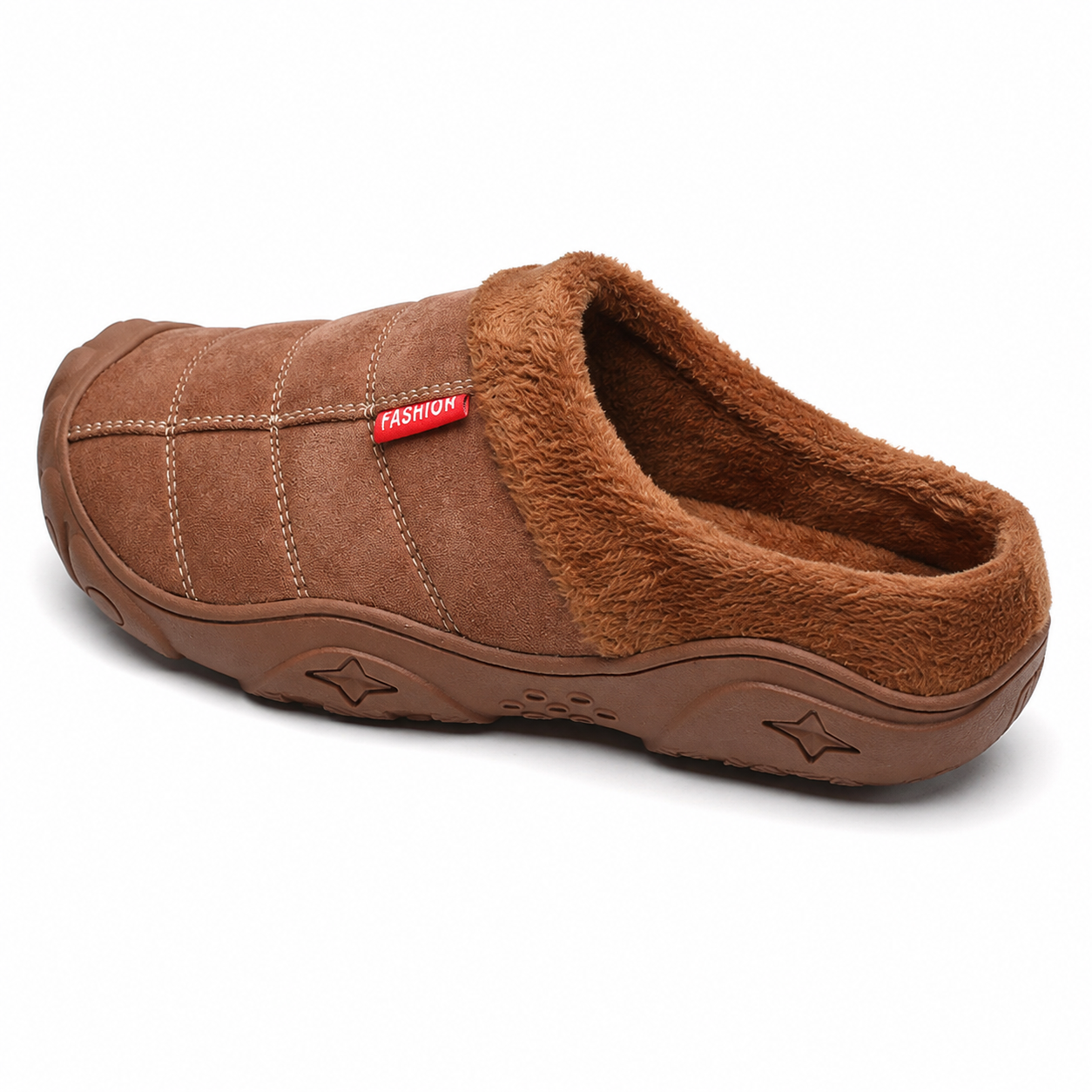 Ridge — Men's Rugged-Toe Backless Slip-On Shoes
