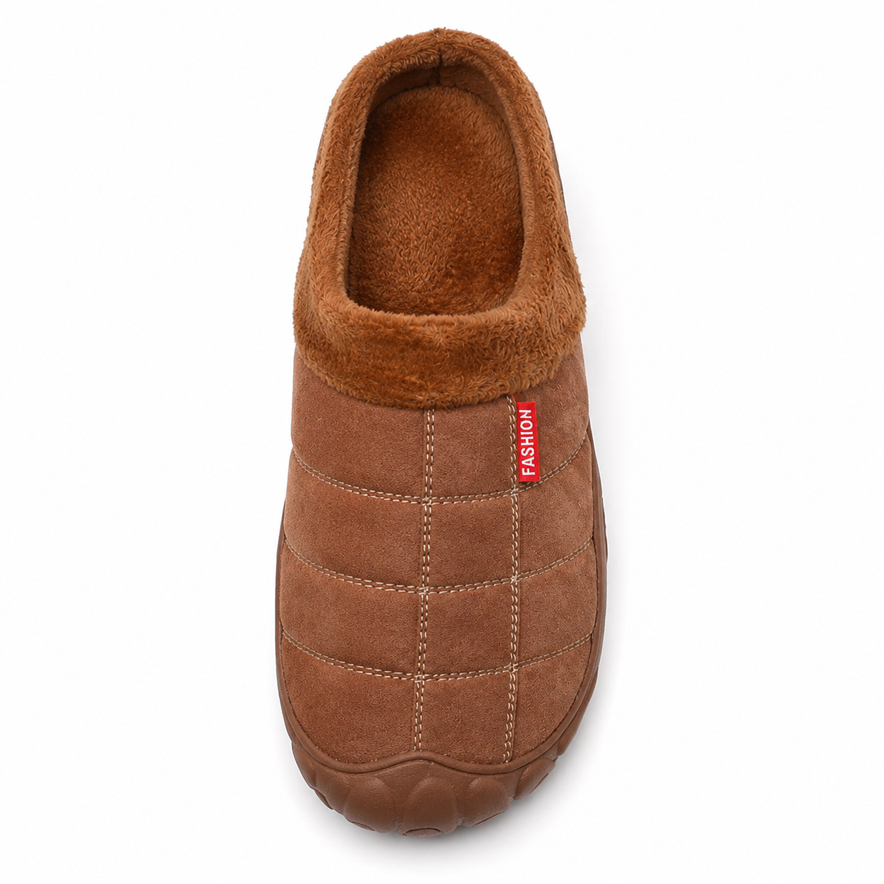 Ridge — Men's Rugged-Toe Backless Slip-On Shoes