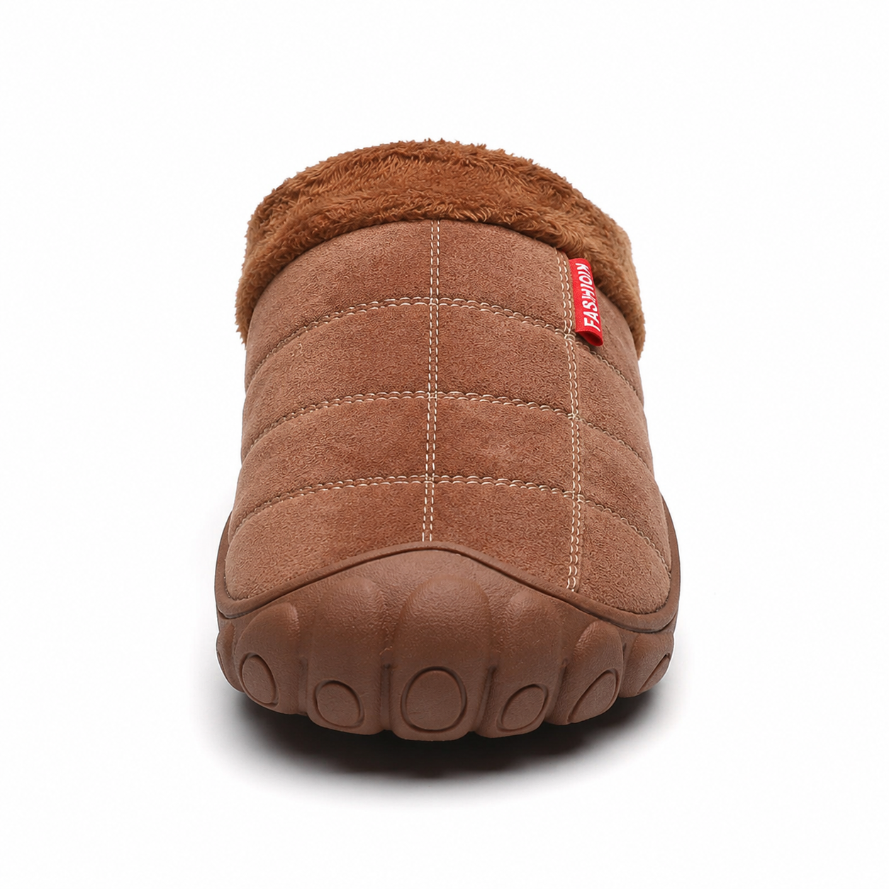Ridge — Men's Rugged-Toe Backless Slip-On Shoes