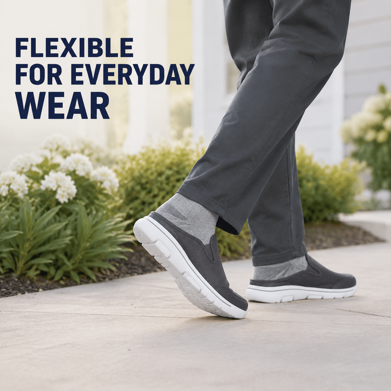 Summit — Men's Structured Backless Slip-On Shoes