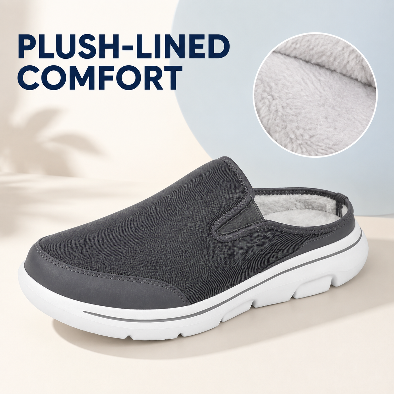 Summit — Men's Structured Backless Slip-On Shoes