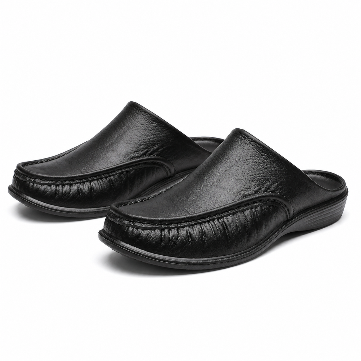 Haven — Men's Smooth-Upper Comfort Mules