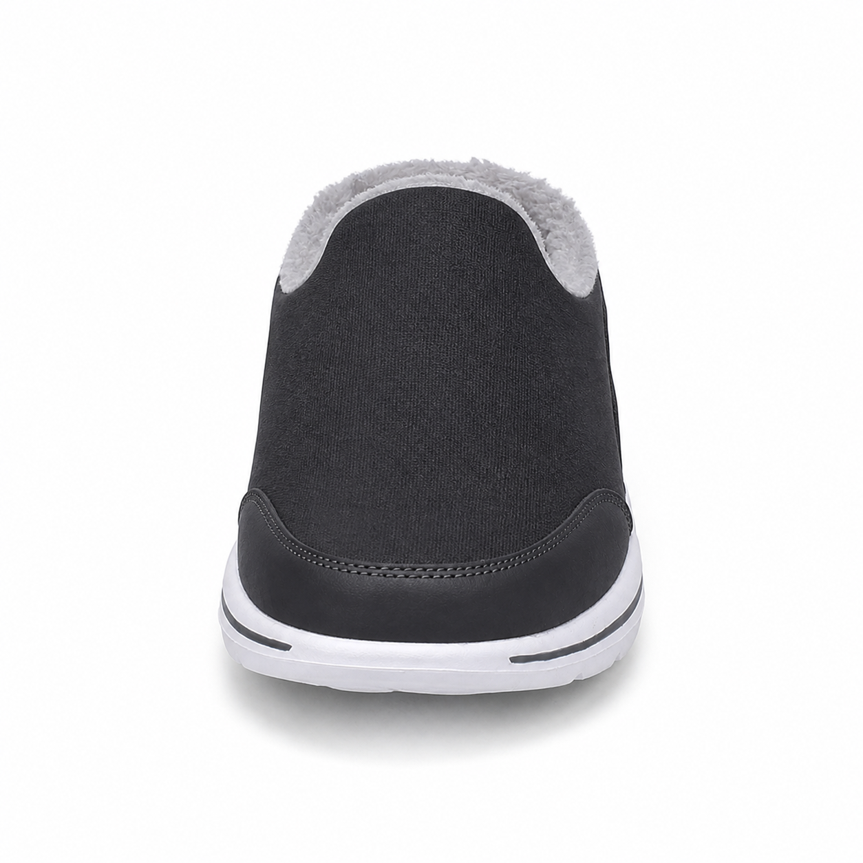 Frost — Men's Fleece-Lined Backless Slip-On Sneakers