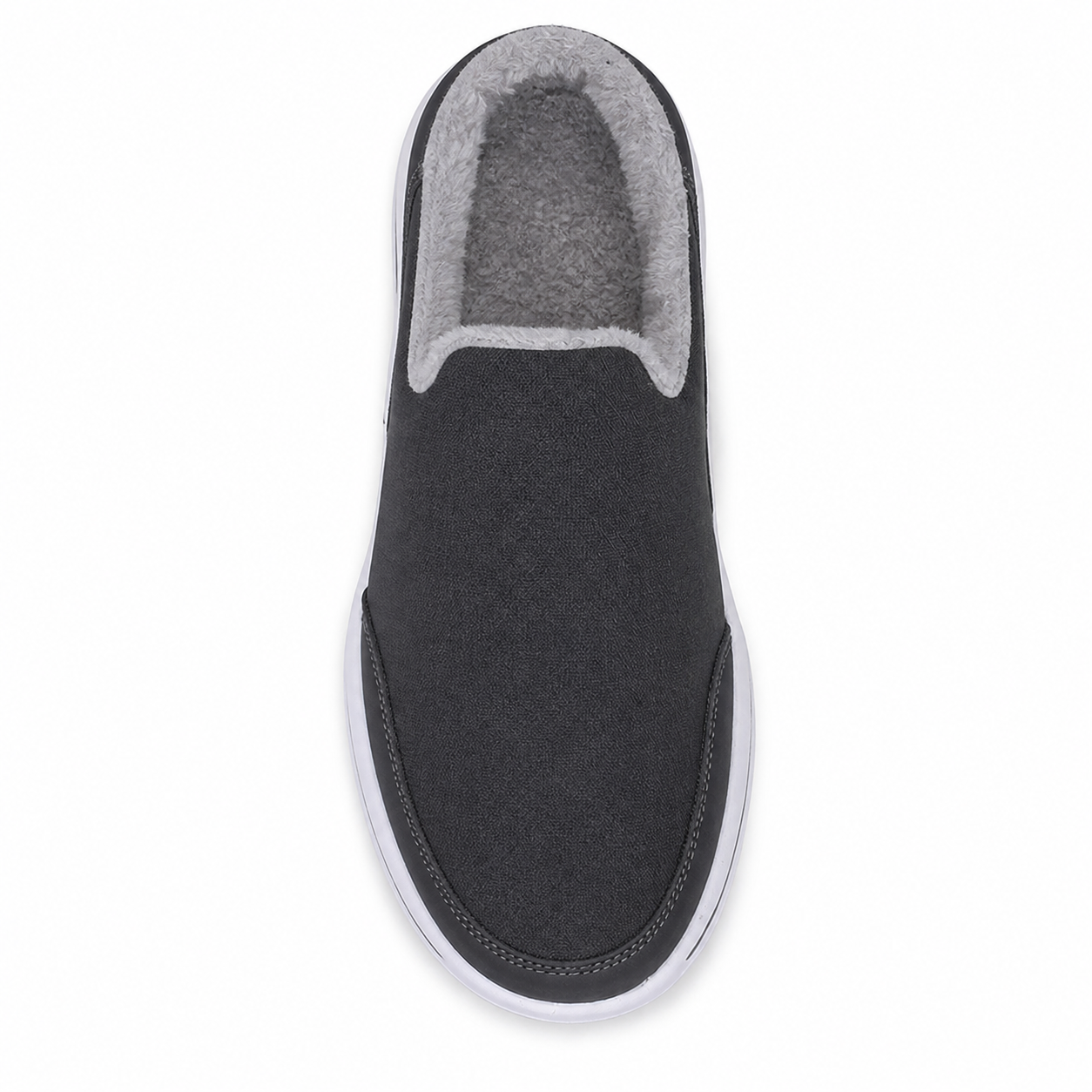 Frost — Men's Fleece-Lined Backless Slip-On Sneakers