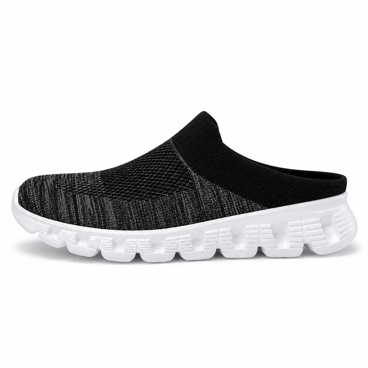 Glide — Men's Stretch-Knit Backless Slip-On Sneakers