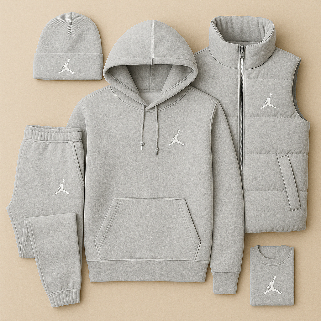 JRD Streetwear Set - Hoodie, Pants and Vest