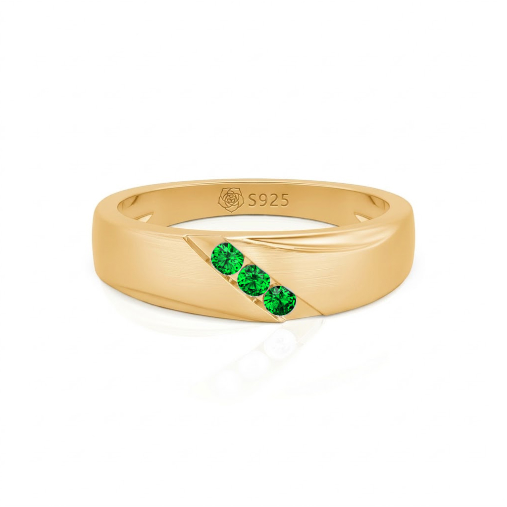 Jeulia Classic Diagonal Custom Men's Wedding Band