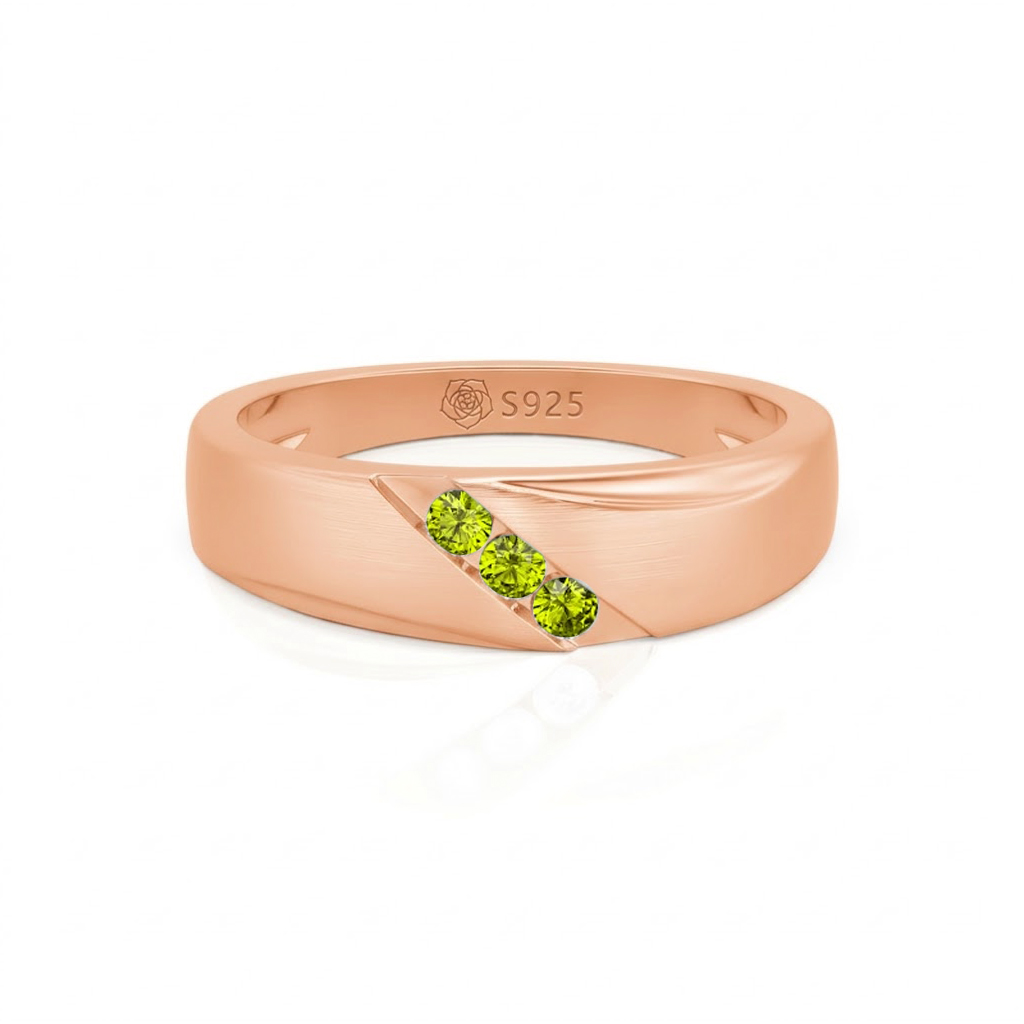 Jeulia Classic Diagonal Custom Men's Wedding Band