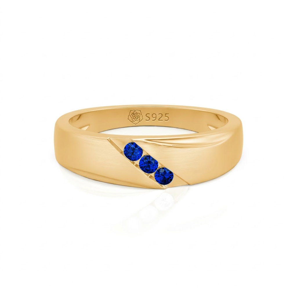 Jeulia Classic Diagonal Custom Men's Wedding Band
