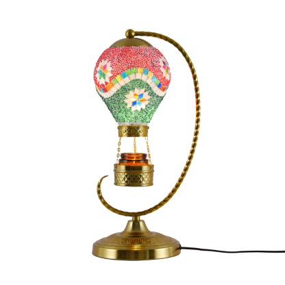 Mosaic stained glass table lamp