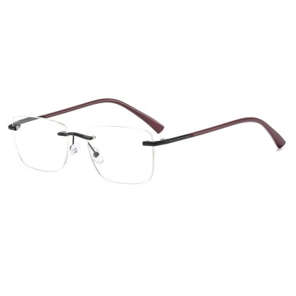 Brand Selection Diamond Rimless Blue Light Blocking Reading Glasses