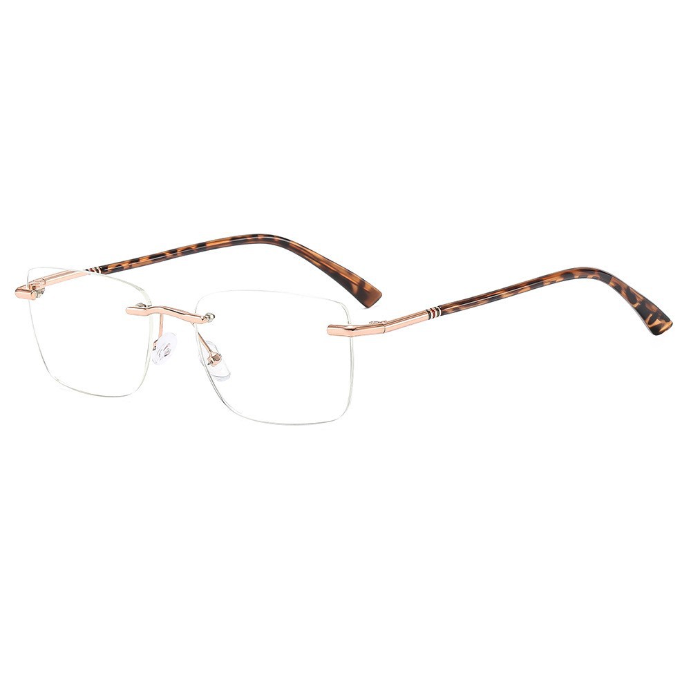 Brand Selection Diamond Rimless Blue Light Blocking Reading Glasses
