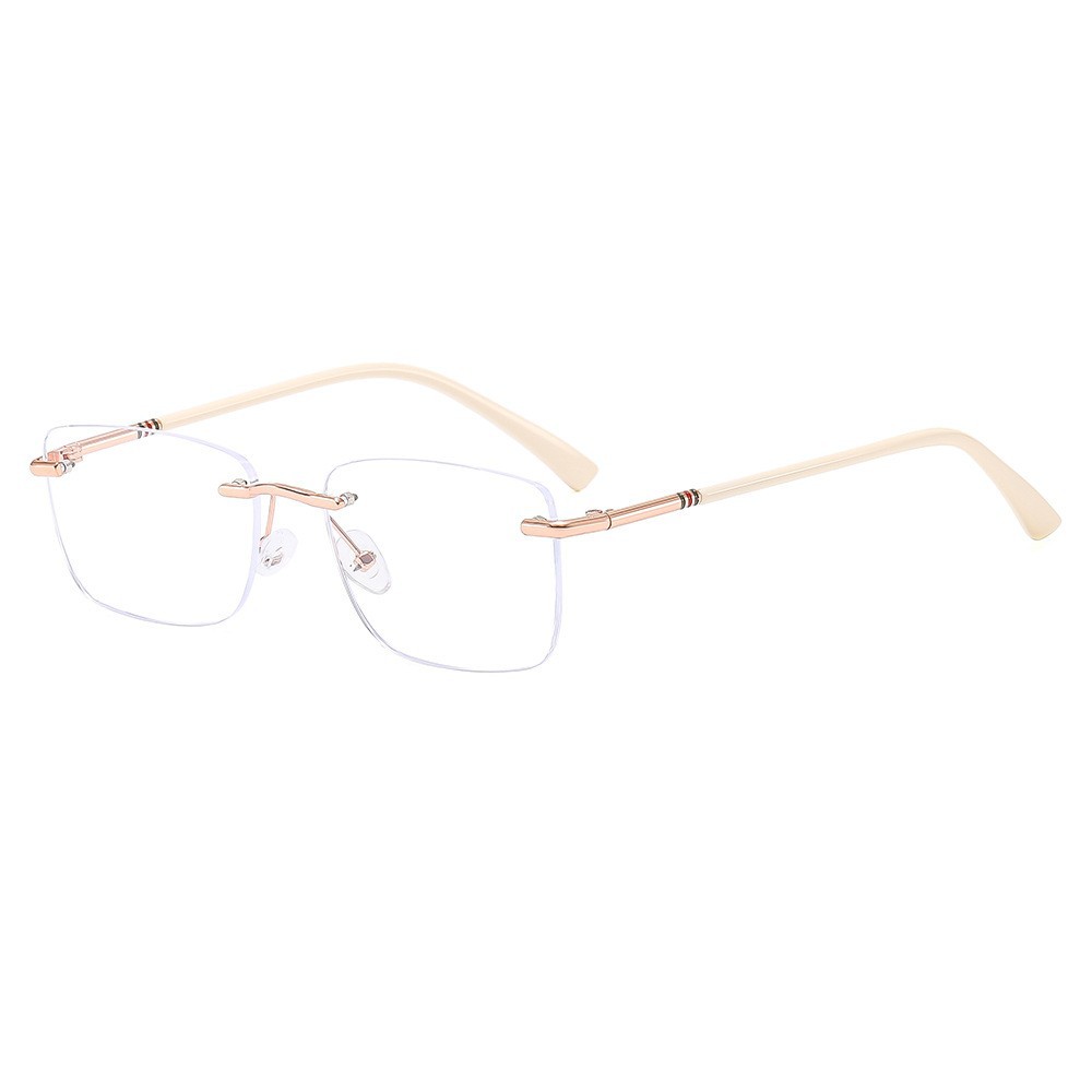 Brand Selection Diamond Rimless Blue Light Blocking Reading Glasses