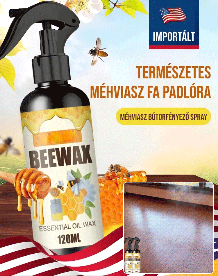 50% Akció + Ingyenes Szállítás👍Természetes Méhviasz Bútor- és Padlófelújító Spray |  Eltünteti a Karcokat és Fényesít 