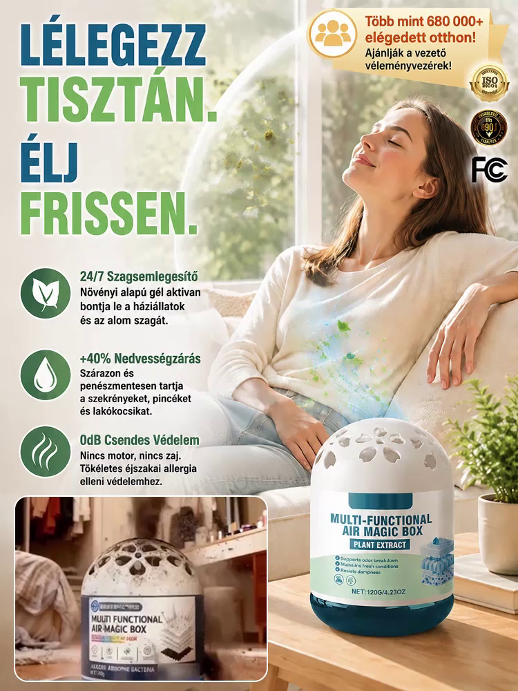 50% Akció🔥3-Rétegű Bababarát Szagtalanító | Csendes Por és Szagűző
