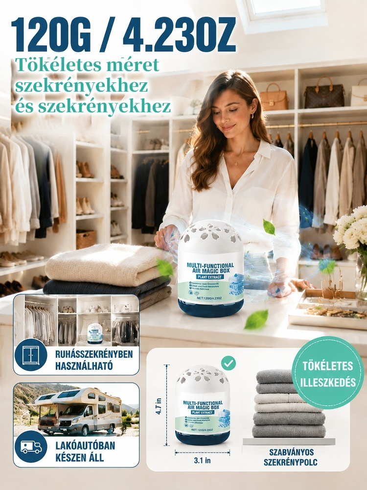 50% Akció🔥3-Rétegű Bababarát Szagtalanító | Csendes Por és Szagűző