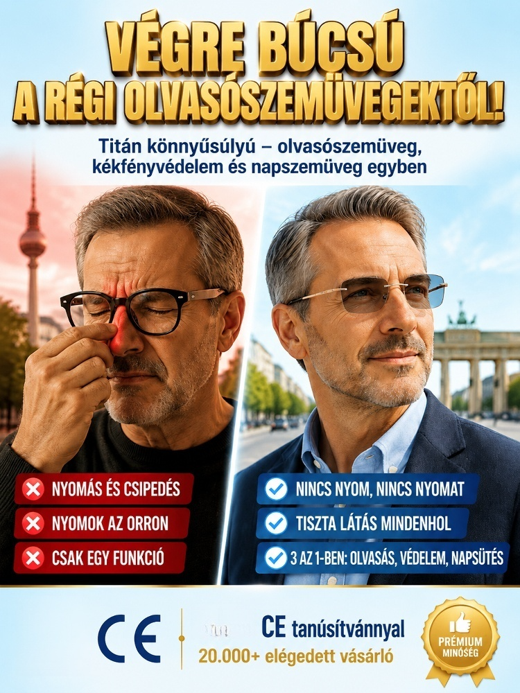 👍Törhetetlen Keret Nélküli Okos Szemüveg 3 az 1-ben - Automata Fókusz, Kékfény Szűrő és Fényre Sötétedő
