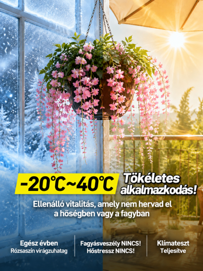 Európai Csodajázmin Mag | 99,8% Túlélés | 300 Napos Rózsaszín Virágvízesés