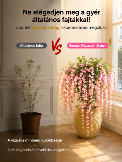 Európai Csodajázmin Mag | 99,8% Túlélés | 300 Napos Rózsaszín Virágvízesés