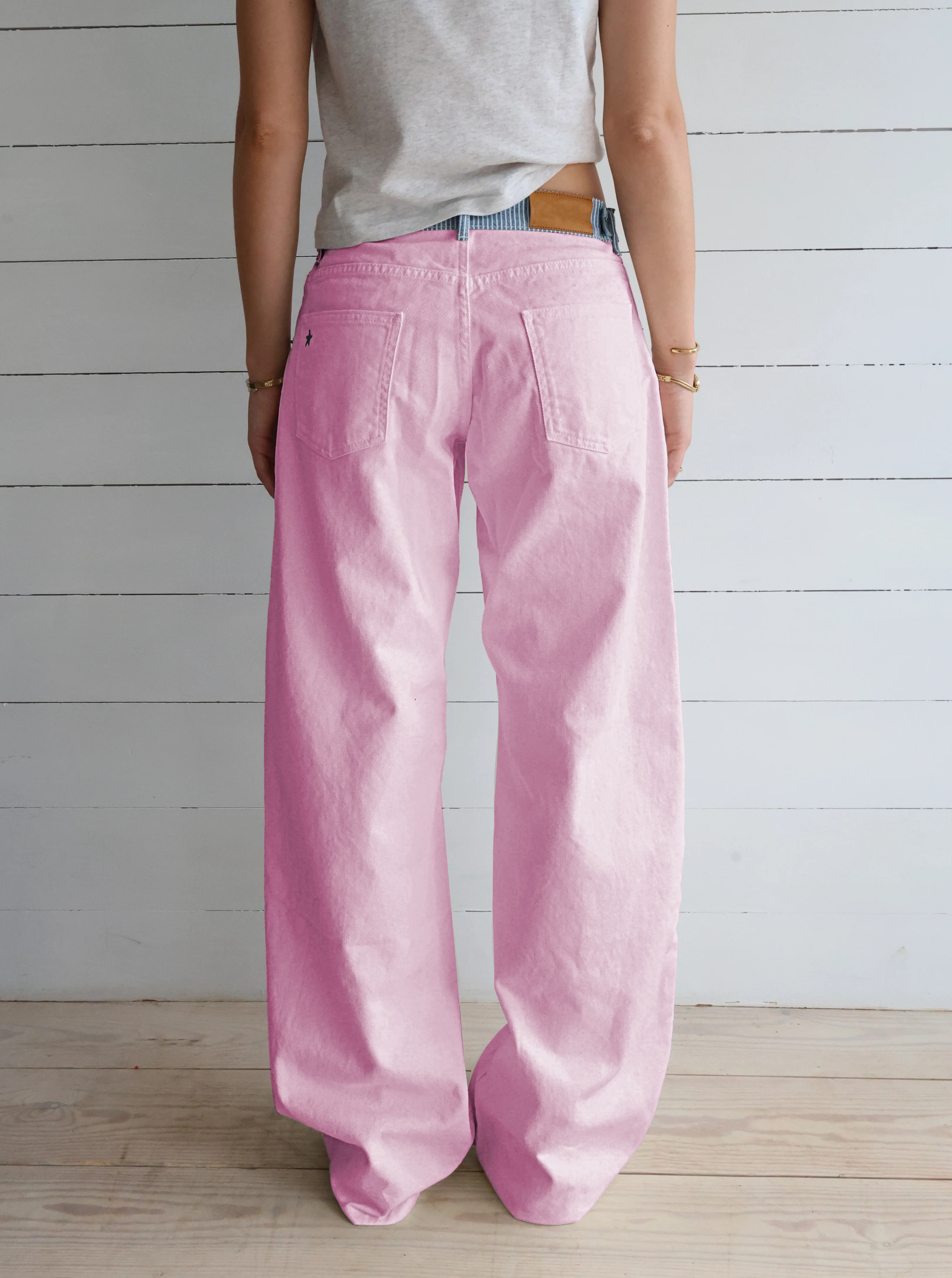 Jodie Adjustable Wide Leg Jeans (Buy 2 Free Shipping)