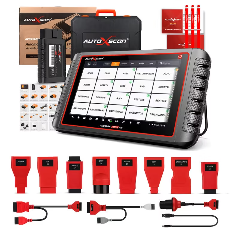 🚗🔧 AUTOXSCAN RS960 PRO – professzionális teljes körű autódiagnosztika, precíz hibaelemzés és TPMS-programozás egyetlen készülékben