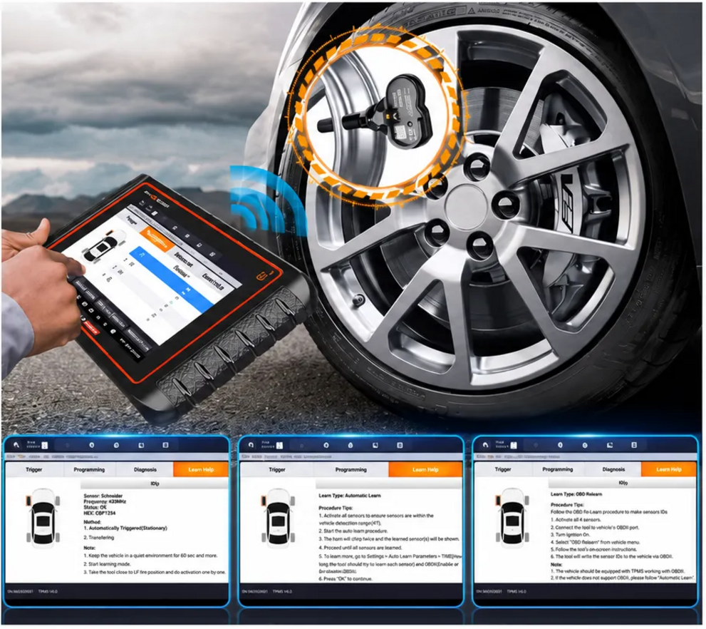 🚗🔧 AUTOXSCAN RS960 PRO – professzionális teljes körű autódiagnosztika, precíz hibaelemzés és TPMS-programozás egyetlen készülékben