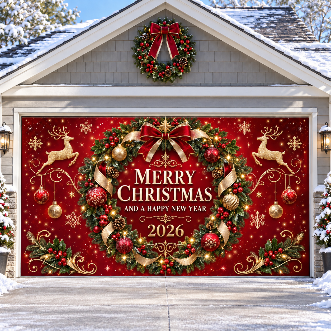 🎄 Christmas 2026 Garage Door Decoration