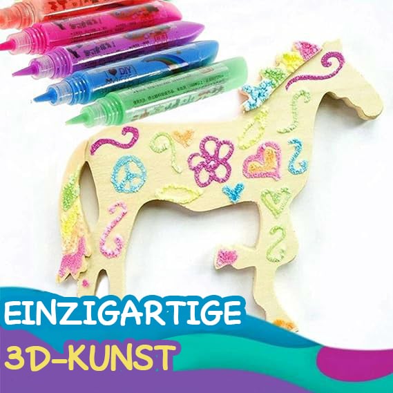 🎁Pozrite sa, aké úžasné sú ich kresby! 🎁6 pier v krabici - Puffy Magic Pens