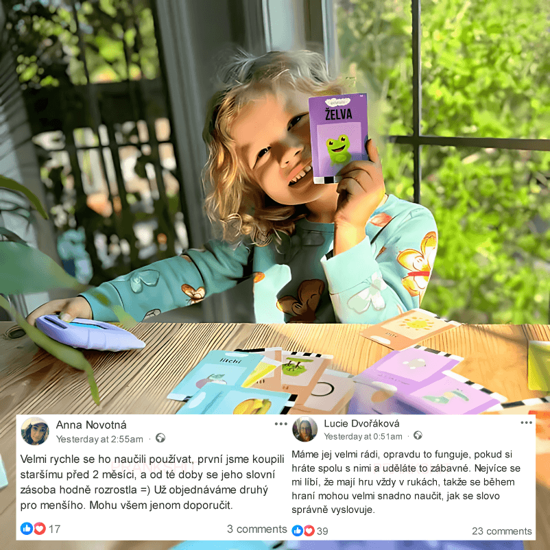 KinderSpeech™ - Karty pre rozvoj reči Flash Cards